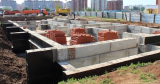 Фундаменты промышленных зданий в Кохме цена от 24370 руб. -  заказать строительство фундамента промздания под стальные колонны
